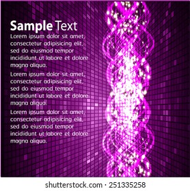 purple Light Abstract Technology background for computer graphic website internet and business. text box. Brochure. card. wave.