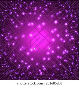 purple Light Abstract Technology background for computer graphic website and internet, circuit 