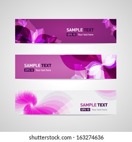 Purple Light Banner