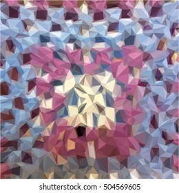 purple light blue geometric polygonal mosaic background, vector illustration, abstract texture triangle
