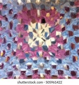 purple light blue geometric polygonal mosaic background, vector illustration, abstract texture triangle