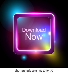 Purple light glowing design