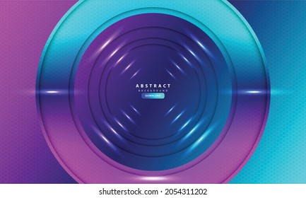 purple light hexagon abstract background