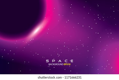 Purple light space background 