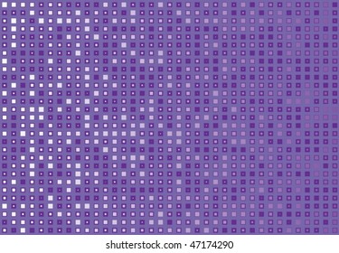 Purple light squares in a row