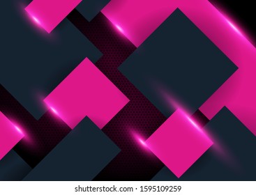 Purple light with wavy mesh background