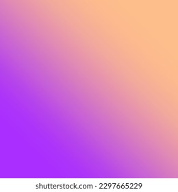 Purple lilac background gradient orange. Vibrant gradient mesh. Vector illustration.