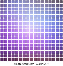Purple lilac pink vector abstract rounded corners tiles mosaic over white background square 