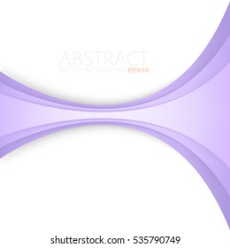 Purple line background purple curve line element vector paper overlap background with white space for text design , vector