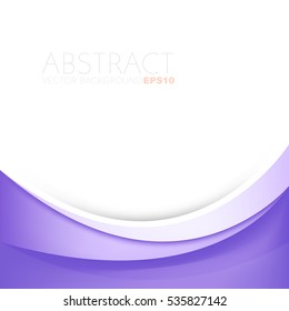 Purple Line Background Purple Curve Line Element Vector Paper Overlap Background With White Space For Text Design , Vector