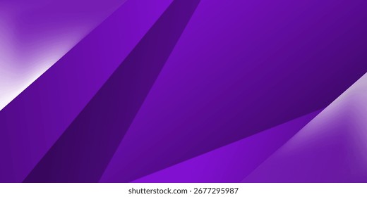 Abstrakter metallischer Hintergrund mit violettem Linienverlauf für Unternehmenskonzept, Vorlage, Poster, Broschüre, Website, Flyer-Design. Vektorgrafik	
