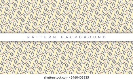 purple line pink circle pattern on yellow background design