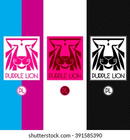 purple lion