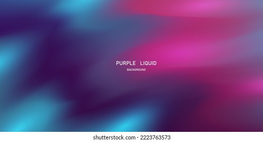 fondo abstracto de líquido púrpura Diseño de banner plantilla moderna