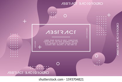 purple liquid color background. dynamic textured geometric elements design with dots decoration. can be used on posters,banner,web and any more