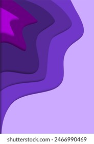 purple liquid on paper cut background, A4 size