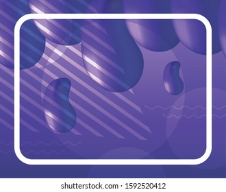 Purple liquid shape design, Fluid background abstract modern color template and geometric theme Vector illustration