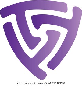 Purple Logo with Round Corner