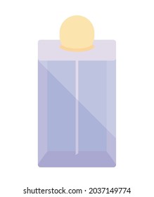 purple lotion bottle over white