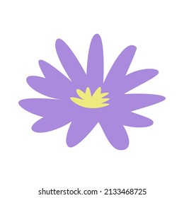 purple lotus flower simple shape  lotus graphic
