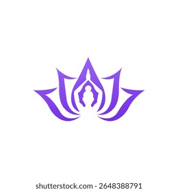 Purple Lotus Yoga Woman Wellness Center Spiritual Peace Tranquility