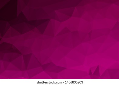 Purple Low poly crystal background. Polygon design pattern. environment purple Low poly vector illustration, low polygon background.