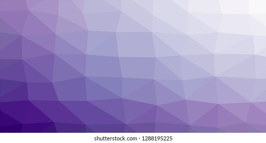 Purple low polygonal crystal background. Triangular polygon  pattern. Low poly vector illustration. Low polygonal backdrop