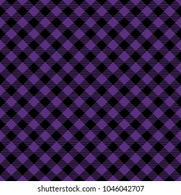 Purple Lumberjack Buffalo Plaid Pattern