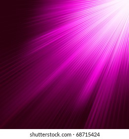 Purple luminous rays. EPS 8 vector file included