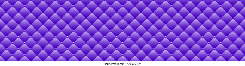 Purple luxury background with beads and rhombuses. Seamless vector illustration. 