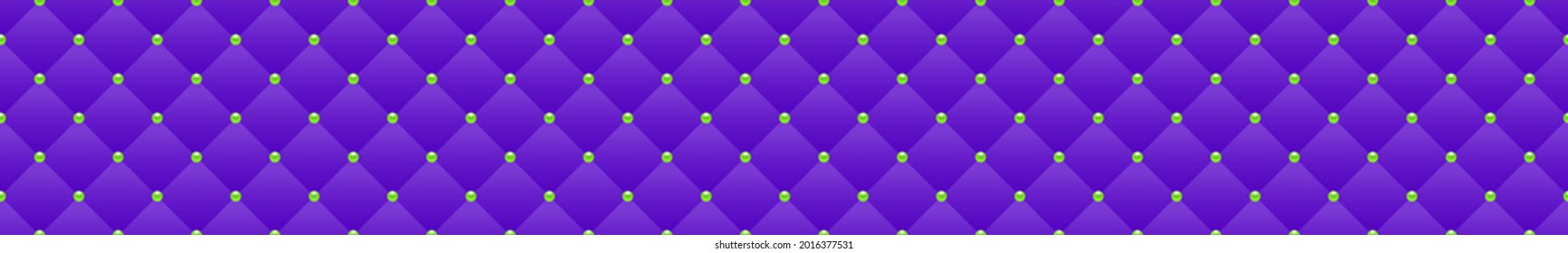 Purple luxury background with beads and rhombuses. Seamless vector illustration. 