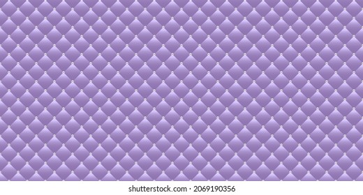 Purple luxury background with beads and rhombuses. Vector illustration.