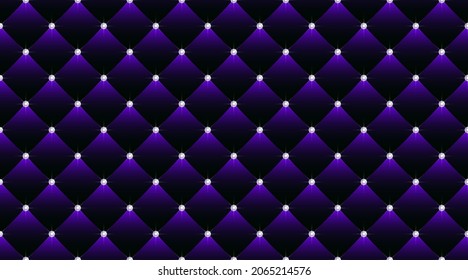 Purple luxury background with crystals. Vector illustration.