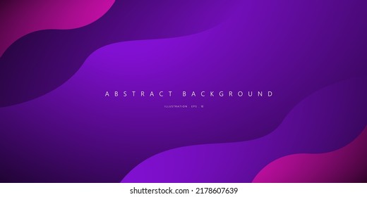 Purple luxury curve vector background for corporate concept, template, poster, brochure, website, flyer design. Vector illustration