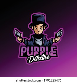 Purple Mafia Esports Gaming Logo