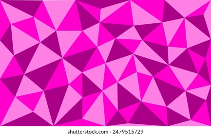 Fondo magenta púrpura con textura de patrón de forma triangular. Diseño de ilustración de concepto de mosaico moderno
