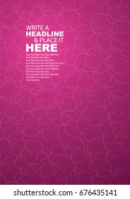 purple magenta pink background can be used for poster, banner, layout, annual report, web design, Invitation, Leaflet, texture Cover page design.