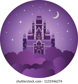 Purple magic kingdom