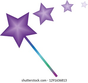 purple magic wand