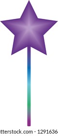 purple magic wand