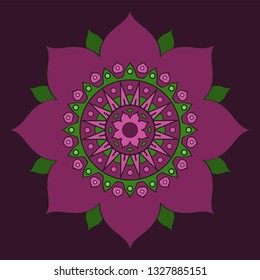 Purple Mandala Adt