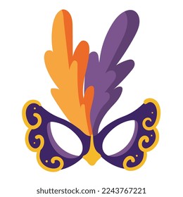 violettes Mardi-Gras-Symbol