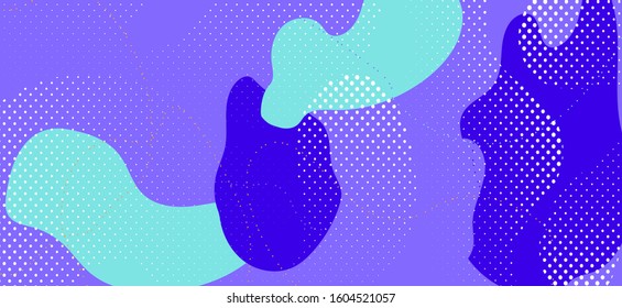 Purple Memphis Cover. Summer Abstract Presentation. Futuristic Wave Backdrop. Multicolor Cool Element. Memphis Shapes. Creative Abstract Wallpaper. Bright Vector Memphis Page.