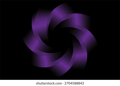 ilustração realista de vetor 3d de quadros circulares de metal roxo. Primeiro, segundo e terceiro lugar medalhas ou botões isolados no fundo preto. Certificado. Branco de qualidade, eps 10