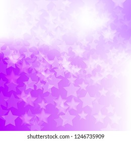 Purple Millions of star bokeh for background, abstract vector background textured.  