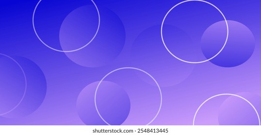 Purple minimal color abstract background template with circle design futuristic concept , Vector.