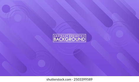 Purple Modern Abstract Gradient Geometric Shapes Background Suitable for Landing Page, Banner, Flyer, Cover, Poster