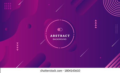 Fondo púrpura moderno, composición dinámica y de ondas. Adecuado para banner web, página de inicio, fondo de pantalla, afiche y muchos más