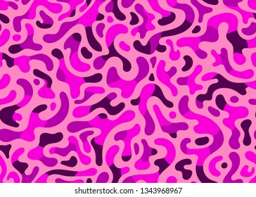 purple modern camouflage seamless pattern. vector background illustration for web, fashion, surface design