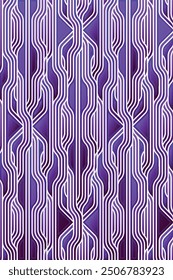 Purple Modern Geometric Pattern Design